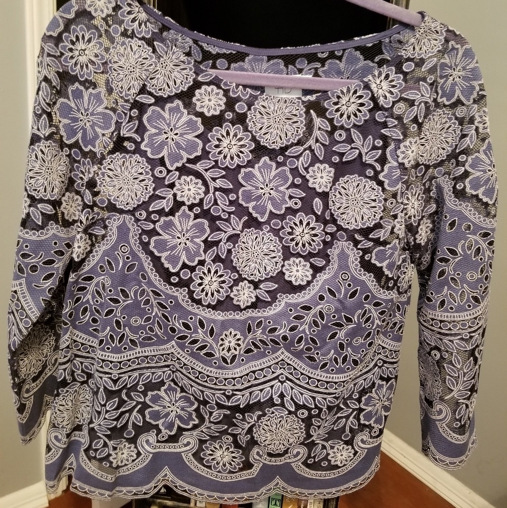 Anthropologie.  HD in Paris Beautiful lace top